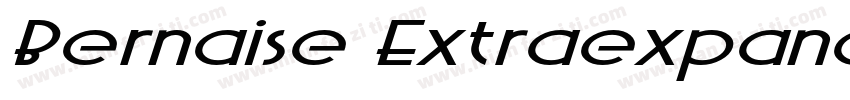 Bernaise ExtraexpandedItalic字体转换